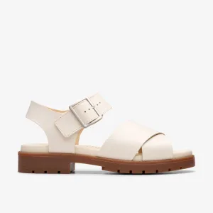 Orinoco Cross Cream Leather Sandalen