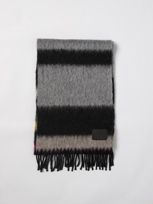 Gestreepte Wollen Cashmere Sjaal