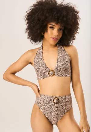 Dierlijke hoog getailleerde bodems met ringriem