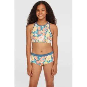 O’Neill crop bikini Cali Holiday blauw/multi