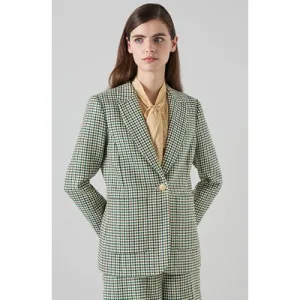 LK Bennett Daphne Blazer Blazer Green/cream
