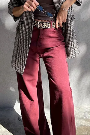 Ontspannen Wijde Pijpen Jeans