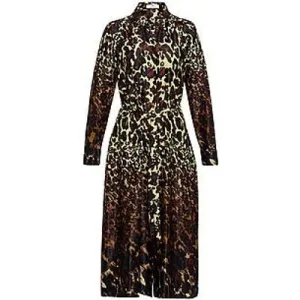 Jurk lange mouwen Van Peter Hahn beige