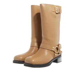 Michael Kors Boots – Crosby Moto Boot in bruin
