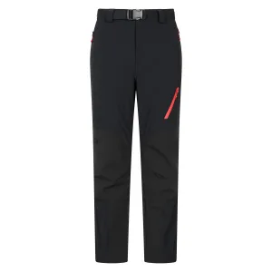 Mountain Warehouse Heren Forest Fleece gevoerde normale winterbroek (Zwart)