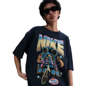 Nike Gfx T-shirts Dames – Zwart –