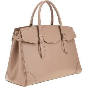 GUESS Diana Maxi Satchel Light Taupe