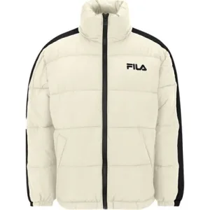 FILA Leszno 90’s Puffer Jacket Antique White-black