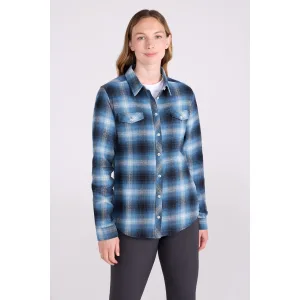 Mountain Warehouse Dames/Dames Willow Flanellen Overhemd (Donkerblauw)