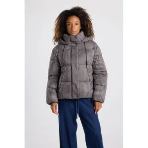 America Today gewatteerde jas bruin