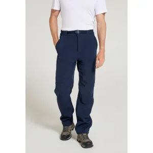 Mountain Warehouse Heren Rockcliffe Softshell wandelbroek (Marine)