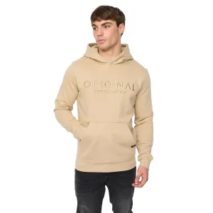 Crosshatch Mannen Haromere Hoodie (Steen)