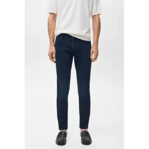 Mango Man skinny jeans changeant blauw