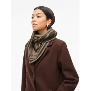 VILA triangle scarf VICALLIS bruin