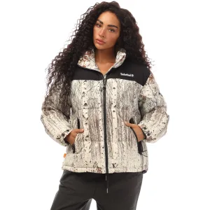 Timberland Vrouwen Grafisch Pak Pufferjas in Zwart