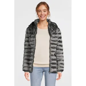 Anytime gewatteerde jas grijs