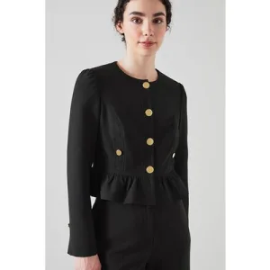 LK Bennett Folly Jacket Black