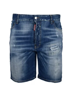 Dsquared2 Marine Short Blauw