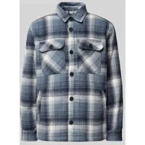 MCNEAL Regular fit overhemdjack met paspelzakken op de borst