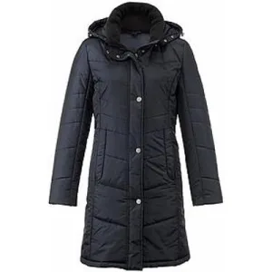 Doorgestikte lange jas Van Peter Hahn blauw