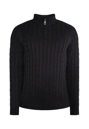 Dreimaster Gebreide trui Heren zwart