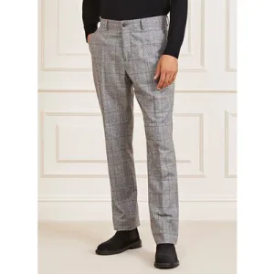 GUESS Roger Classic Chino Fit Black/white/red Tailored Pant