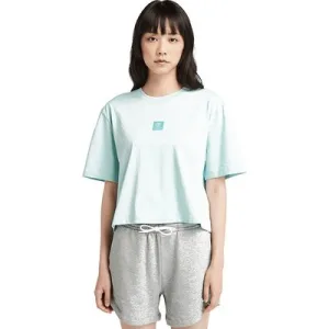 Timberland Stack Logo Short-sleeve Tee Eggshell Blue