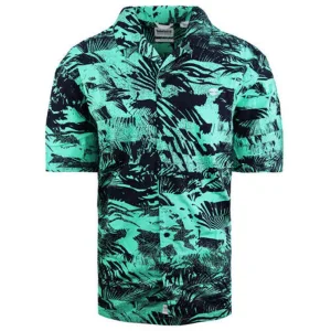 Timberland Stretch Heren Groen Gebloemd Zomershirt