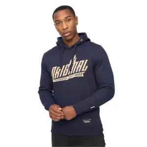 Crosshatch Heren Jampstead Hoodie (Marineblauw)