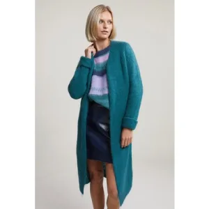 River Woods Green V-neck Cardigan Long Sleeves