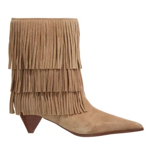 Michael Kors Enkellaarzen – Jayla Heeled Bootie in bruin