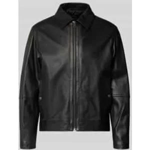 Boss Orange Regular fit leren jack van echt schapenleer, model ‘JOGEAR’