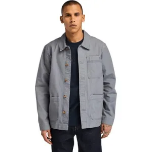 Timberland Kempshire Washed Canvas Chore Jacket Folkstone Gray