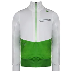 Nike Logo Track Jacket Heren Wit/Groen