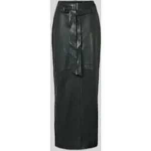 Boss Orange Nauwsluitende midirok met steekvakken opzij, model ‘VACARO’