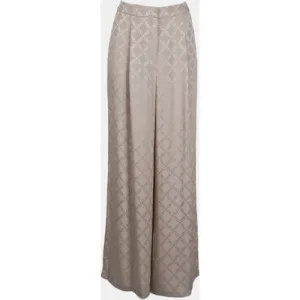 Michael Kors Logo Wide Leg Pants Dune