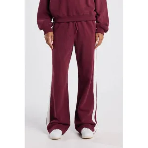 America Today wide leg broek donkerrood