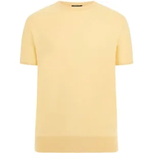 GUESS Cn Ss Silk Cotton Sw Ceramic Beige