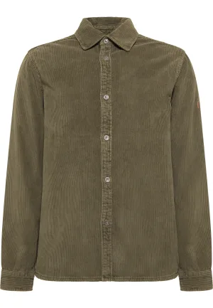 Dreimaster Overhemd tuxe Heren olijf