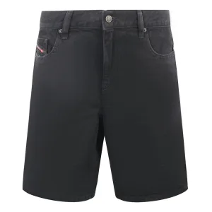Diesel Heren D-Strukt Denim Casual Shorts (Zwart)