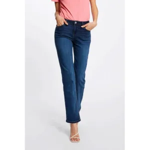 Morgan straight leg jeans dark blue