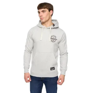 Crosshatch Heren Cresswell Hoodie (Grijs Marl)