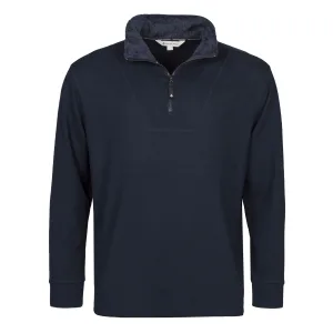 Heren Thermisch Zacht 1/4 Zip Trui Fleece met Hoge Kraag