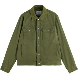 Scotch & Soda Pigment-dyed Worker Jacket Army