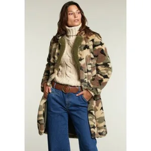 River Woods Camouflage Long Coat