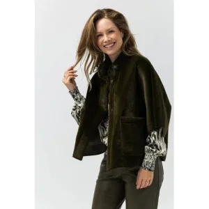 LabeL DOT teddy cardigan kaki