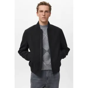 Mango Man bomberjack zwart