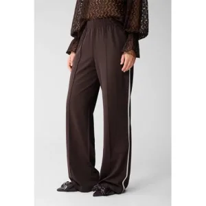Shoeby wide leg high waist broek bruin