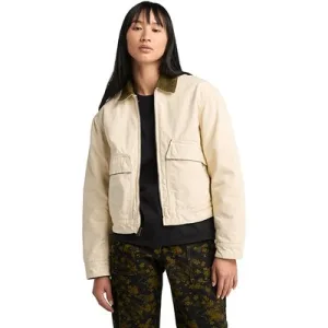 Timberland Strafford Quilted Washed Canvas Jacket Angora