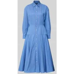 Polo Ralph Lauren Getailleerde blousejurk van puur katoen